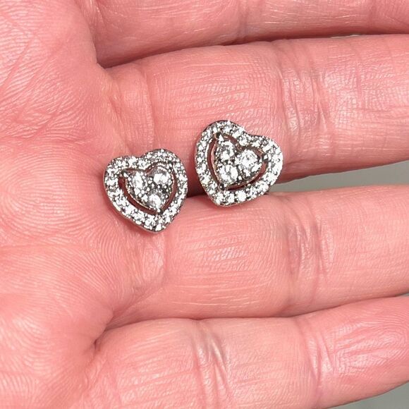 The Dainty Hearts stud 925 silver - Picture 8 of 8